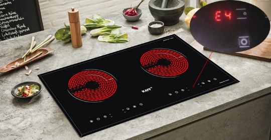 Sửa  Bếp Từ báo lỗi E4 02