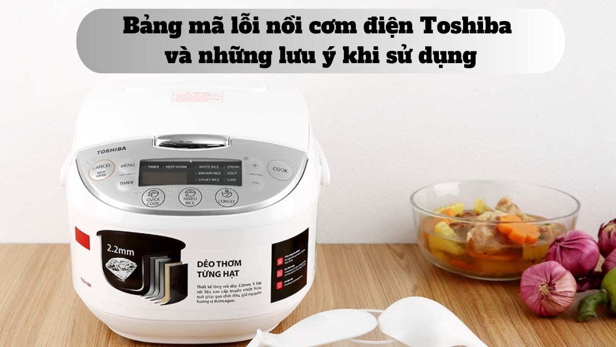Mã lỗi nồi cơm điện